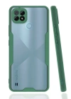 Newface Realme C21 Kılıf Platin Silikon - Yeşil