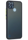 Newface Realme C21Y Kılıf Montreal Silikon Kapak - Lacivert
