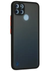 Newface Realme C21Y Kılıf Montreal Silikon Kapak - Siyah