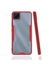 Newface Realme C25 Kılıf Platin Silikon - Kırmızı