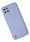 Newface Realme C25Y Kılıf Nano içi Kadife Silikon - Lila