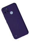 Newface Realme C25Y Kılıf Nano içi Kadife Silikon - Mor