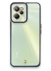 Newface Realme C35 Kılıf Liva Lens Silikon - Mavi