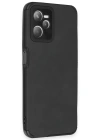 Newface Realme C35 Kılıf Loop Deri Silikon - Siyah
