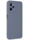 Newface Realme C35 Kılıf Nano içi Kadife Silikon - Gri