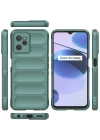 Newface Realme C35 Kılıf Optimum Silikon - Koyu Yeşil