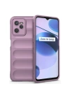 Newface Realme C35 Kılıf Optimum Silikon - Mor