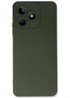 Newface Realme C53 Kılıf Nano içi Kadife Silikon - Koyu Yeşil
