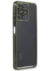 Newface Realme C53 Kılıf Razer Lensli Silikon - Yeşil