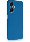 Newface Realme C55 Kılıf First Silikon - Mavi