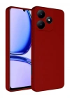 Newface Realme C61 Kılıf First Silikon - Kırmızı