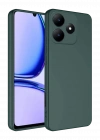 Newface Realme C61 Kılıf First Silikon - Koyu Yeşil