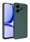 Newface Realme C61 Kılıf First Silikon - Koyu Yeşil