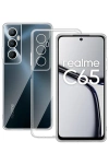Newface Realme C65 Kılıf Lüx Şeffaf Silikon