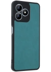 Newface Realme Note 50 4G Kılıf Aras Deri Kapak - Açık Yeşil