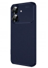 Newface Realme Note 60 Kılıf Auto Focus Karbon Kapak - Lacivert