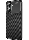 Newface Realme Note 60 Kılıf Auto Focus Karbon Kapak - Siyah