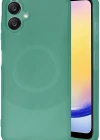 Newface Samsung A06 Kılıf Maya Karbon Kapak - Koyu Yeşil