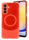 Newface Samsung A16 5G Kılıf Maya Karbon Kapak - Kırmızı