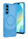 Newface Samsung A16 5G Kılıf Maya Karbon Kapak - Mavi