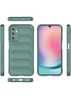 Newface Samsung A36 Kılıf Optimum Silikon - Koyu Yeşil