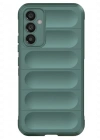 Newface Samsung A56 Kılıf Optimum Silikon - Koyu Yeşil