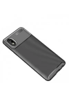 Newface Samsung Galaxy A01 Core Kılıf Auto Focus Karbon Kapak - Siyah