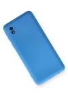Newface Samsung Galaxy A01 Core Kılıf Nano içi Kadife Silikon - Mavi