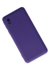 Newface Samsung Galaxy A01 Core Kılıf Nano içi Kadife Silikon - Mor