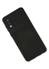 Newface Samsung Galaxy A02 Kılıf Kelvin Kartvizitli Silikon - Siyah