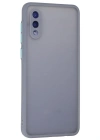 Newface Samsung Galaxy A02 Kılıf Montreal Silikon Kapak - Gri