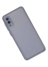 Newface Samsung Galaxy A02 Kılıf Montreal Silikon Kapak - Gri