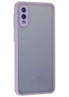 Newface Samsung Galaxy A02 Kılıf Montreal Silikon Kapak - Mor