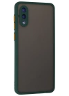 Newface Samsung Galaxy A02 Kılıf Montreal Silikon Kapak - Yeşil
