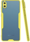 Newface Samsung Galaxy A02 Kılıf Platin Silikon - Sarı