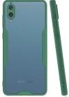 Newface Samsung Galaxy A02 Kılıf Platin Silikon - Yeşil