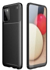 Newface Samsung Galaxy A02S Kılıf Auto Focus Karbon Kapak - Siyah