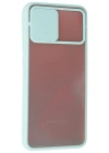 Newface Samsung Galaxy A02S Kılıf Palm Buzlu Kamera Sürgülü Silikon - Turkuaz
