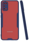 Newface Samsung Galaxy A02S Kılıf Platin Silikon - Lacivert