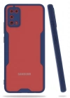 Newface Samsung Galaxy A02S Kılıf Platin Silikon - Lacivert