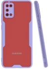 Newface Samsung Galaxy A02S Kılıf Platin Silikon - Lila