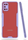 Newface Samsung Galaxy A02S Kılıf Platin Silikon - Lila