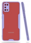 Newface Samsung Galaxy A02S Kılıf Platin Silikon - Lila