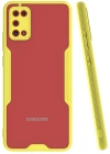 Newface Samsung Galaxy A02S Kılıf Platin Silikon - Sarı