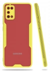 Newface Samsung Galaxy A02S Kılıf Platin Silikon - Sarı
