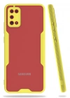 Newface Samsung Galaxy A02S Kılıf Platin Silikon - Sarı