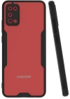 Newface Samsung Galaxy A02S Kılıf Platin Silikon - Siyah