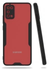 Newface Samsung Galaxy A02S Kılıf Platin Silikon - Siyah