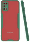 Newface Samsung Galaxy A02S Kılıf Platin Silikon - Yeşil