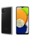 Newface Samsung Galaxy A03 Kılıf Lüx Şeffaf Silikon